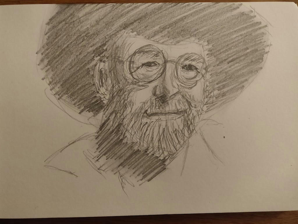 Sketch of Terry Prattchett